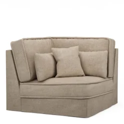 Metropolis Corner, washed cotton, natural