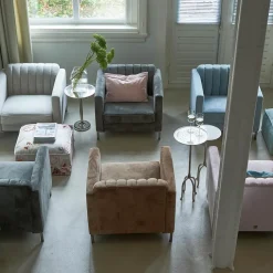 Miami Armchair, velvet caramel