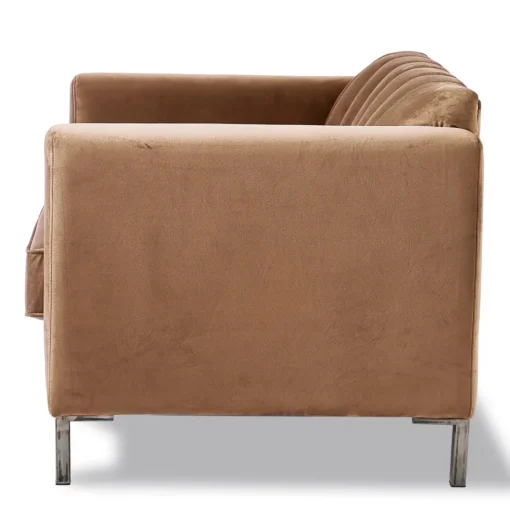 Miami Armchair, velvet caramel