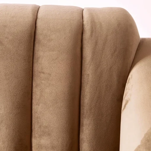 Miami Armchair, velvet caramel