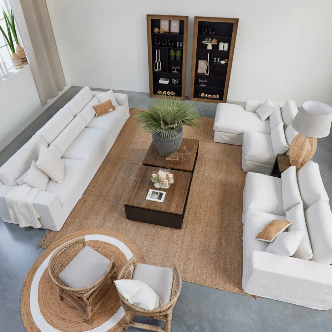 Miles Center Antique White