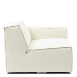 Modulaire Bank Hoek Rechts The Jagger, Sparkling White, Copperfield Weave