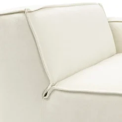 Modulaire Bank Hoek Rechts The Jagger, Sparkling White, Copperfield Weave