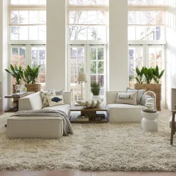 Modulaire Bank Hoek Rechts The Jagger, Sparkling White, Copperfield Weave