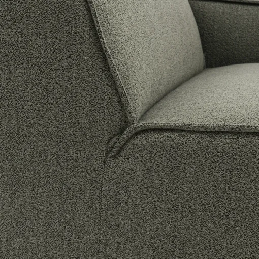 Modulaire Bank The Jagger, Zitelement Arm Rechts, Pale Green