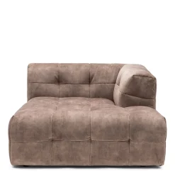 Modulaire Bank The Jones, Chaise Longue Rechts, Caffe Latte