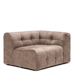 Modulaire Bank The Jones, Zitelement Arm Rechts, Caffe Latte