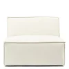 Modulaire Bank Zitelement The Jagger, Sparkling White, Copperfield Weave