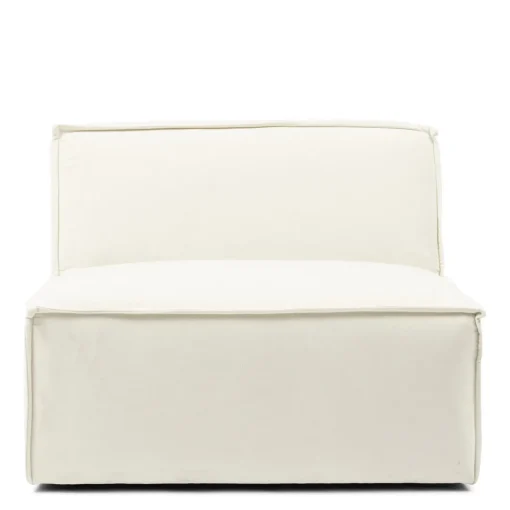 Modulaire Bank Zitelement The Jagger, Sparkling White, Copperfield Weave