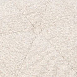 Poef Perruche, White Sand, Bouclé