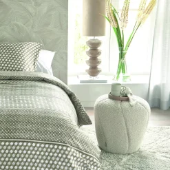 Poef Perruche, White Sand, Bouclé