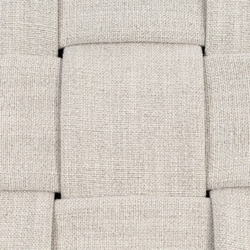 Poef Room 48 Metal Frame, Fabulous Flax, Mouliné Linnen