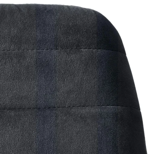 Rockefeller Dining Chair, velvet, midnight grey