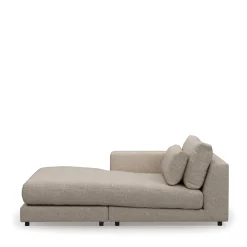Stephen Chaise Longue Left, bouclé, desert