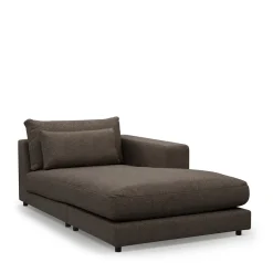 Stephen Chaise Longue Right, bouclé, hedgehog