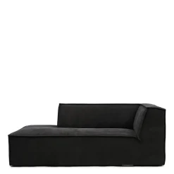 The Jagger Chaise Longue Left, celtic weave, caviar