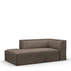 The Jagger Chaise Longue Left, bouclé, hedgehog