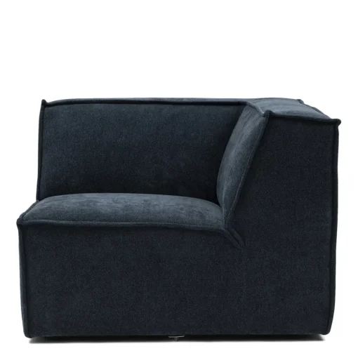 The Jagger Corner, french weave, deep blue