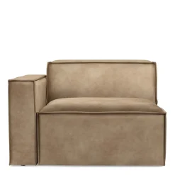 The Jagger Corner Left, velvet, golden beige