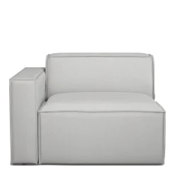 The Jagger Corner Left, washed cotton, ash grey