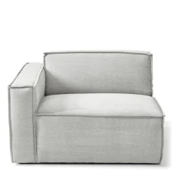 The Jagger Corner Left, washed cotton, ash grey