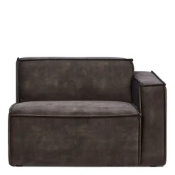 The Jagger Corner Right, velvet, grimaldi grey