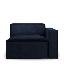 The Jagger Corner Right, velvet, estate blue