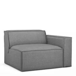 The Jagger Corner Right, washed cotton, grey