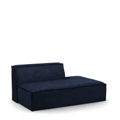 The Jagger Lounger Right, velvet, estate blue