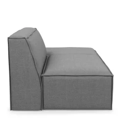 The Jagger Lounger Right, washed cotton, grey