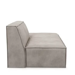 The Jagger Lounger Right, english rib, almond