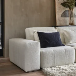 The Mark II Center, bouclé, simply white