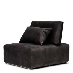 The Mark II Center, velvet, grimaldi grey