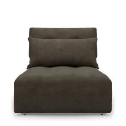 The Mark II Chaise Longue, celtic weave, mud