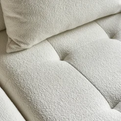 The Mark II Chaise Longue, bouclé, simply white