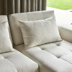 The Mark II Chaise Longue, bouclé, simply white