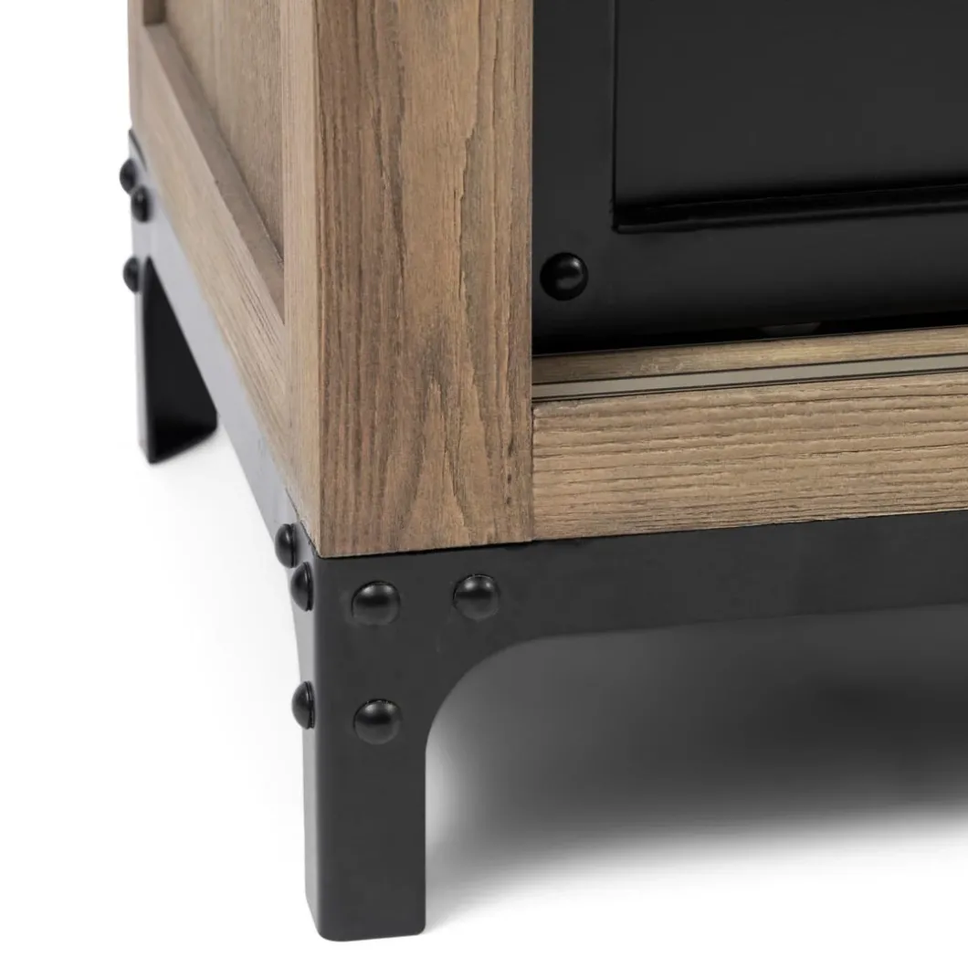 TV-meubel The Hoxton, Zwart