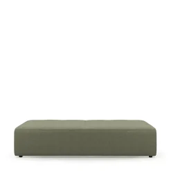 Verona Outdoor Footstool XL, sunbrella heritage, leaf