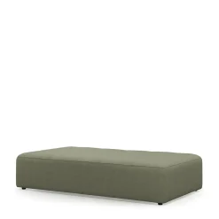 Verona Outdoor Footstool XL, sunbrella heritage, leaf