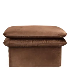 Voetenbank Continental, Chocolate, 105x90