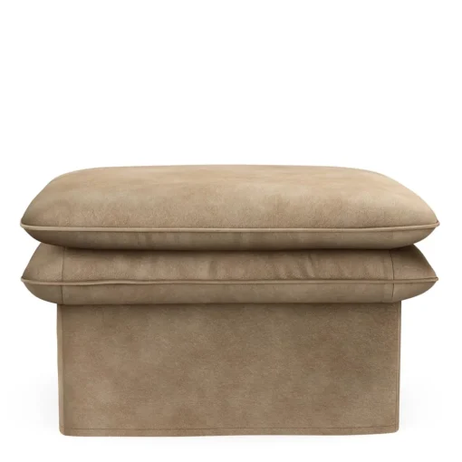 Voetenbank Continental, Golden Beige, 105x90