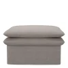 Voetenbank Continental, Stone, 80 x 80