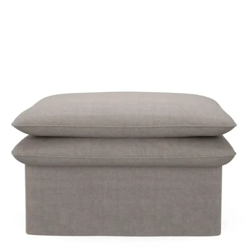 Voetenbank Continental, Stone, 80 x 80