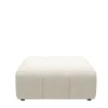 Voetenbank Martinique, Antique White, Rich Tweed