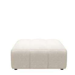 Voetenbank Martinique, Antique White, Rich Tweed
