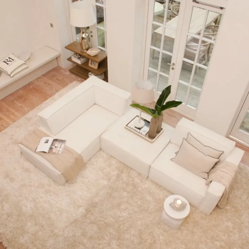 Voetenbank The Jagger, Grey