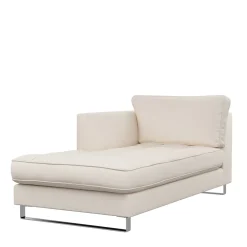 West Houston Chaise Longue Right, celtic weave, chelsea flax