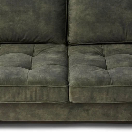 West Houston Corner Sofa Chaise Longue Left, velvet I, grimaldi grey