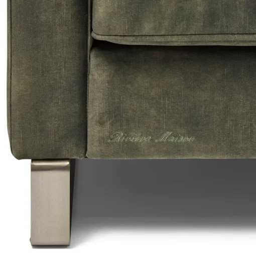 West Houston Corner Sofa Chaise Longue Left, velvet I, grimaldi grey