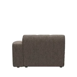 Zitelement Hoek Rechts Martinique, Metallic Wood, Chenille Jacquard